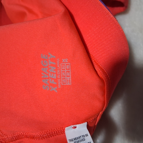 Savage X Fenty Red and Purple Women's Top - Picture 7 of 8